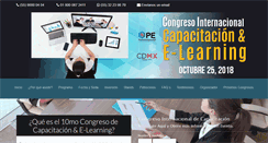 Desktop Screenshot of congresocapacitacion.com.mx
