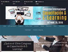 Tablet Screenshot of congresocapacitacion.com.mx
